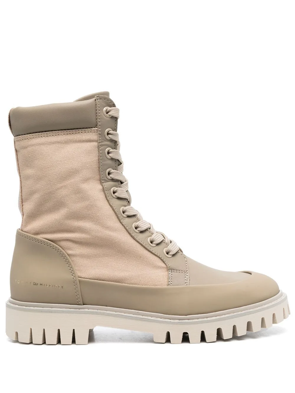 Logo-Stamp Lace-Up Boots by Tommy Hilfiger