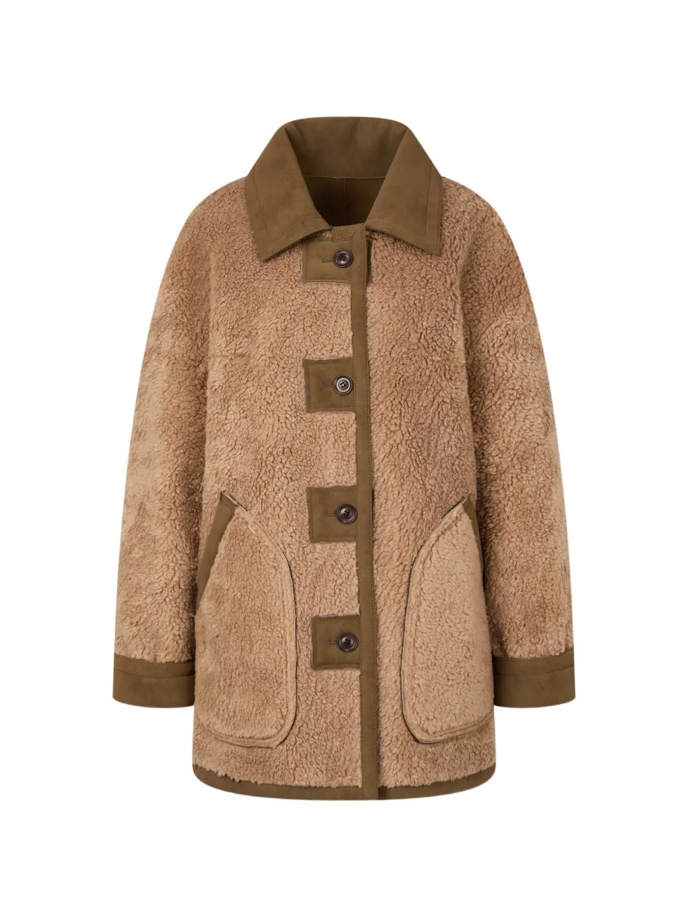 Faux-Fur Shearling-Effect Jacket by TOMBOY