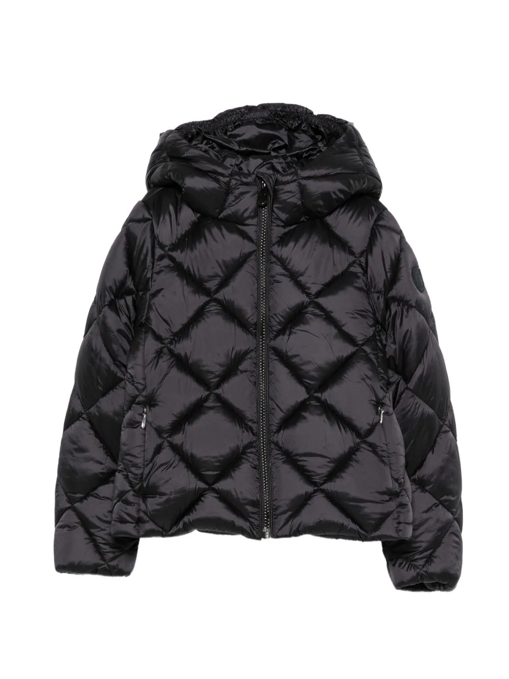 Diamond-Quilted Hooded Padded Jacket by Save The Duck Kids