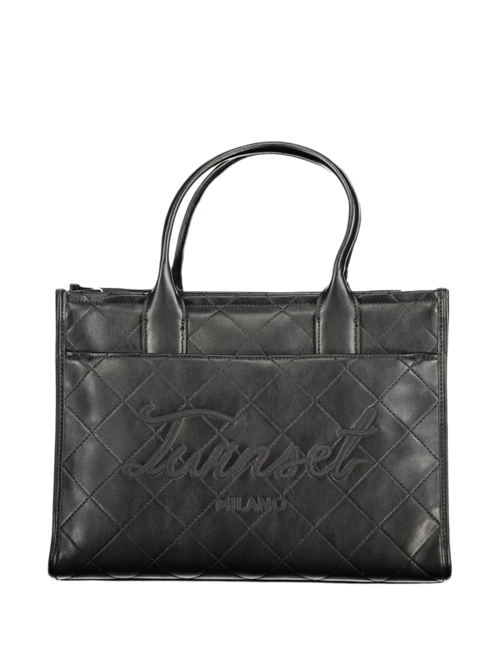 Quilted Logo-Embossed Tote Bag by TWINSET