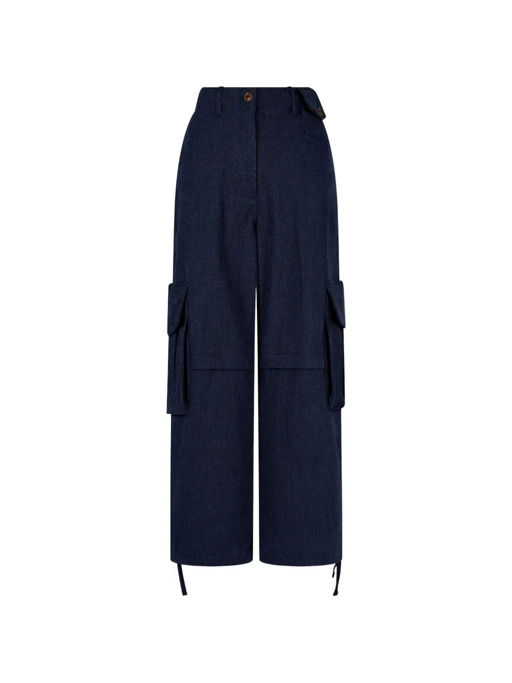 Drawstring-Ankle Cargo Pants by TOMBOY