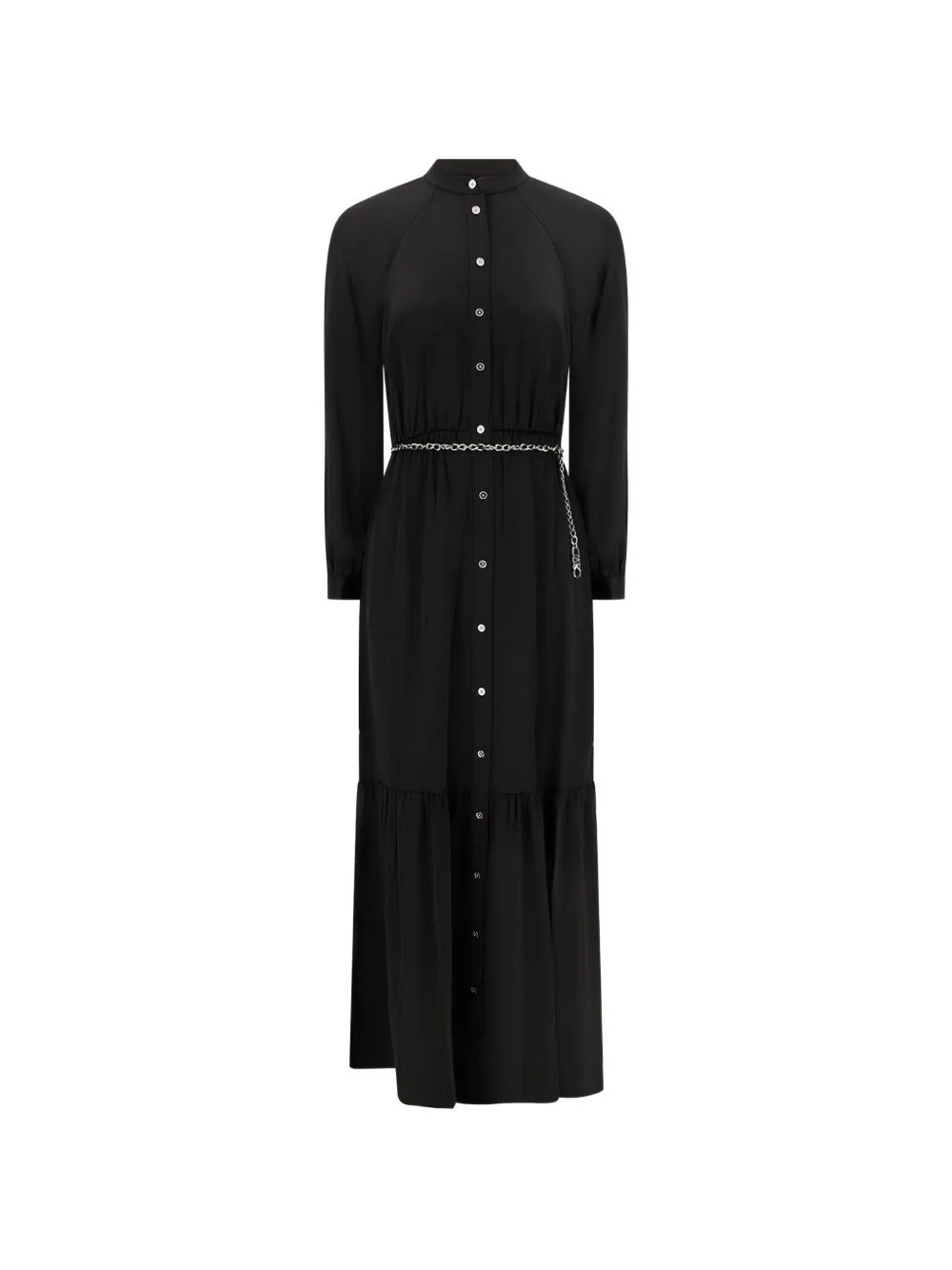 Belted Satin Shirtdress by Michael Kors