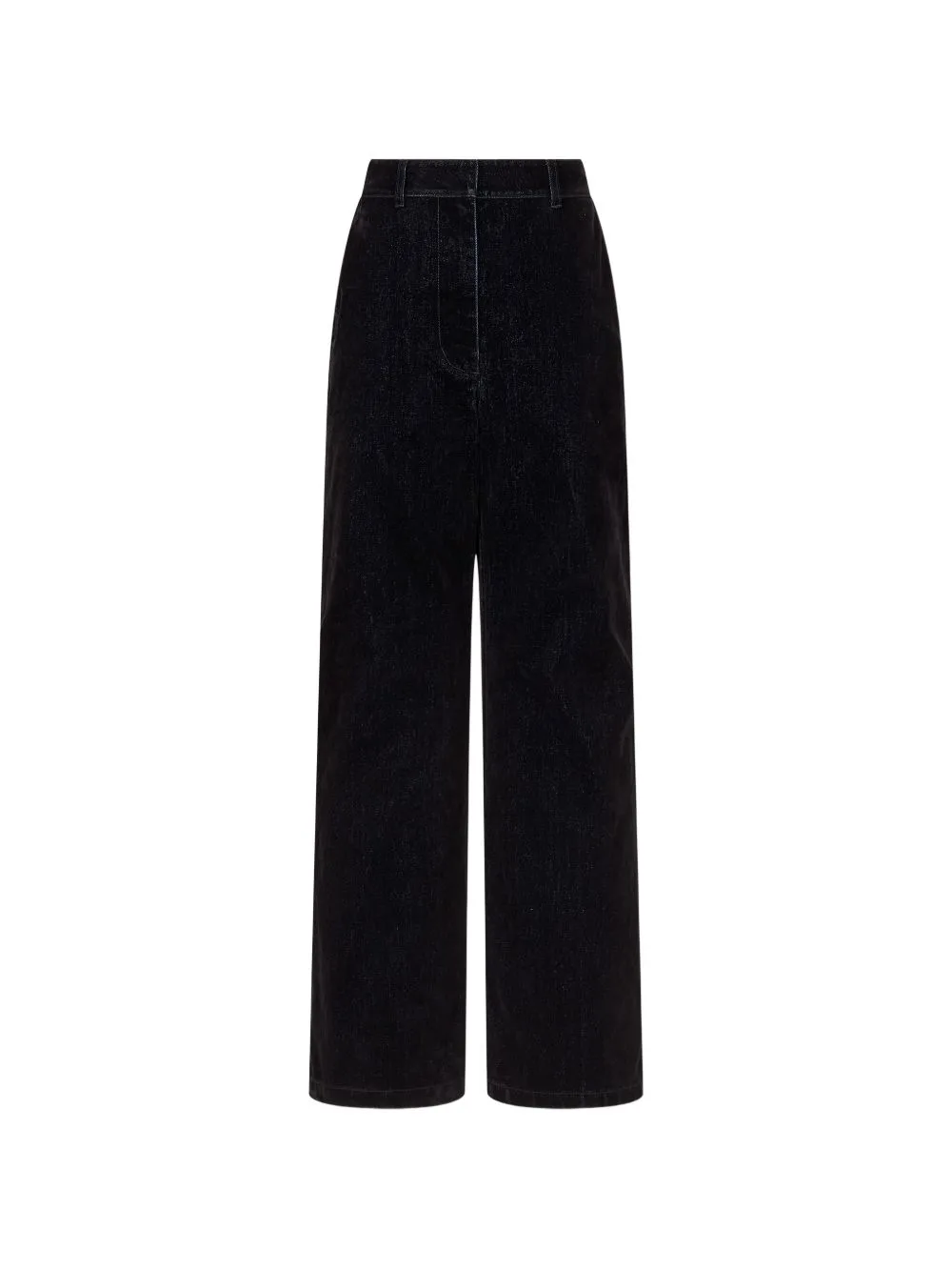 Wide-Leg Velvet Trousers by TOMBOY