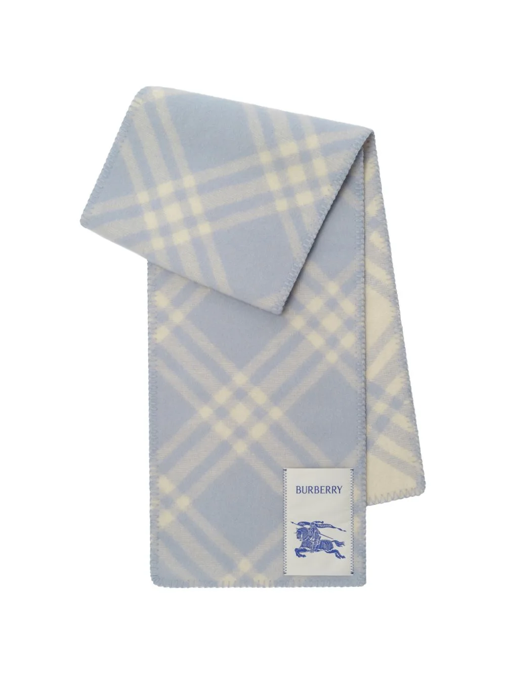 Check Wool Scarf by Burberry