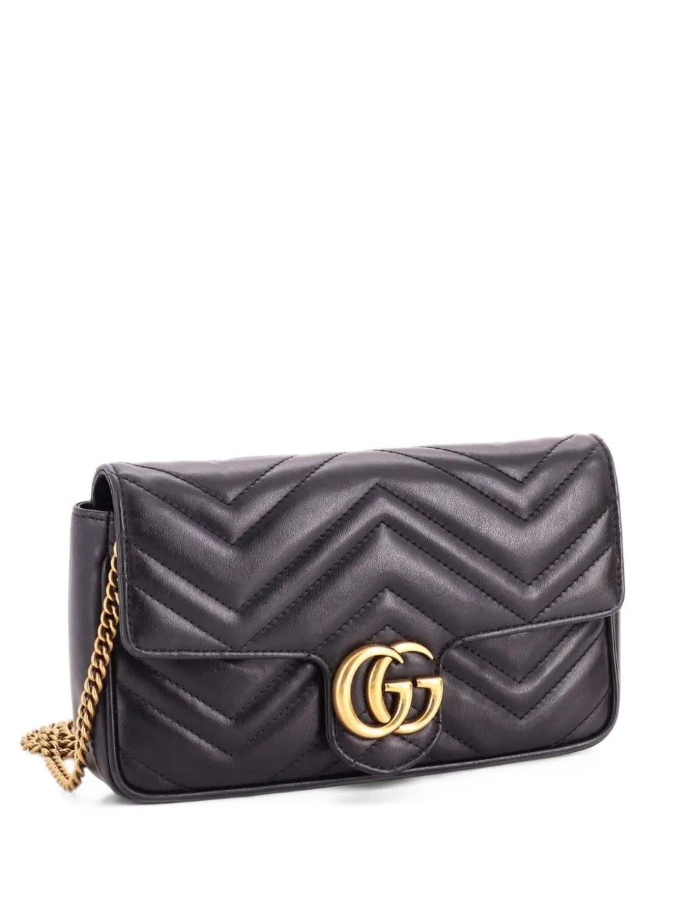 GG Marmont Wallet on Chain Matelasse Leather Mini Crossbody Bag