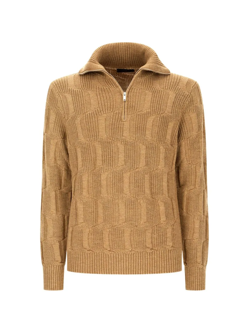 Textured Virgin-Wool Sweater by Zanone