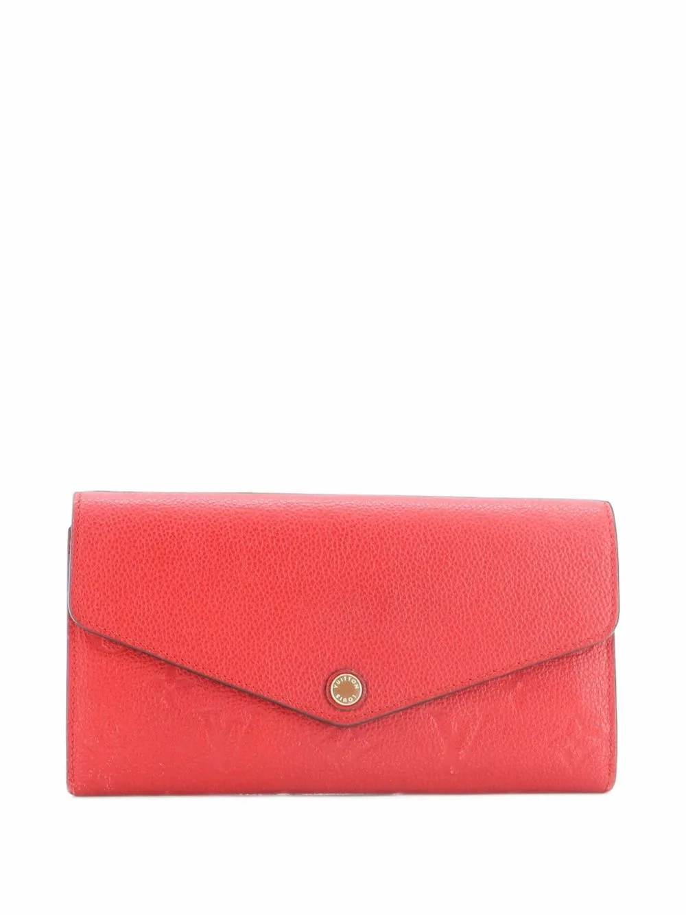 Sarah Wallet NM Monogram Empreinte Leather Small Wallets by Louis Vuitton Pre-Owned