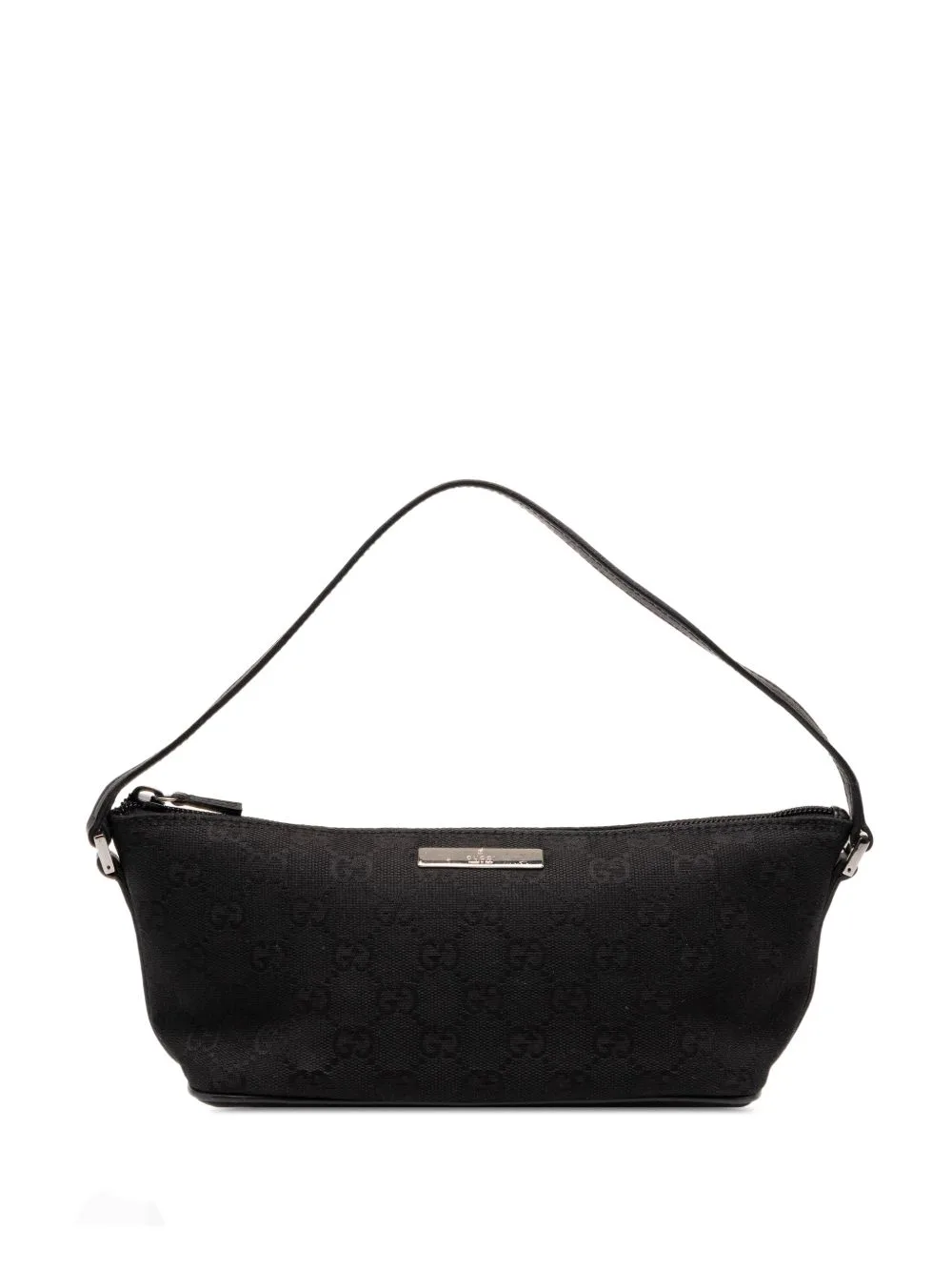 2000-2015 GG Canvas Boat Shoulder Bag by Gucci Pre-Owned