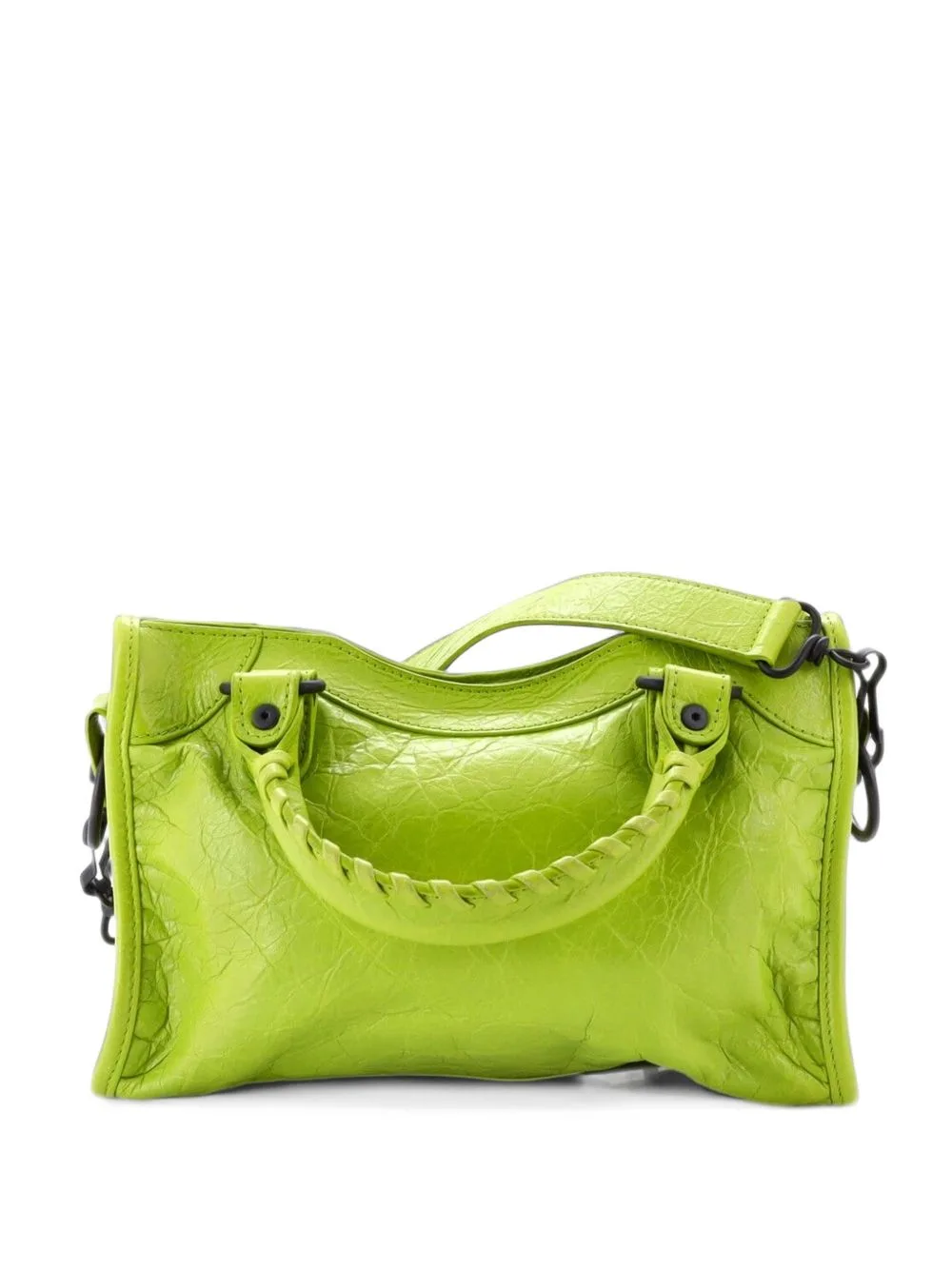 Le City Bag Leather Mini Shoulder Bag by Balenciaga Pre-Owned