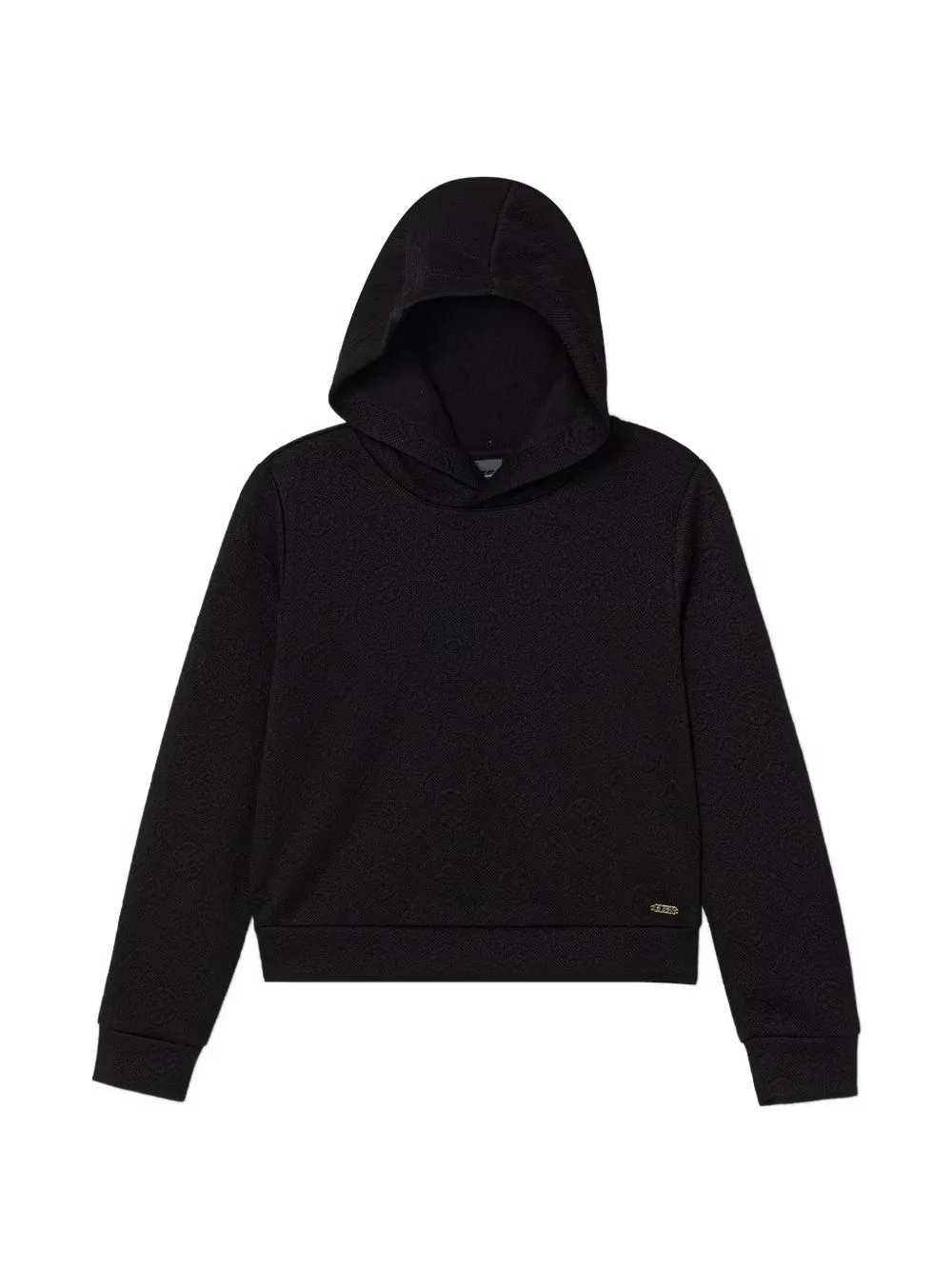 Monogram-Jacquard Hoodie by guess kids