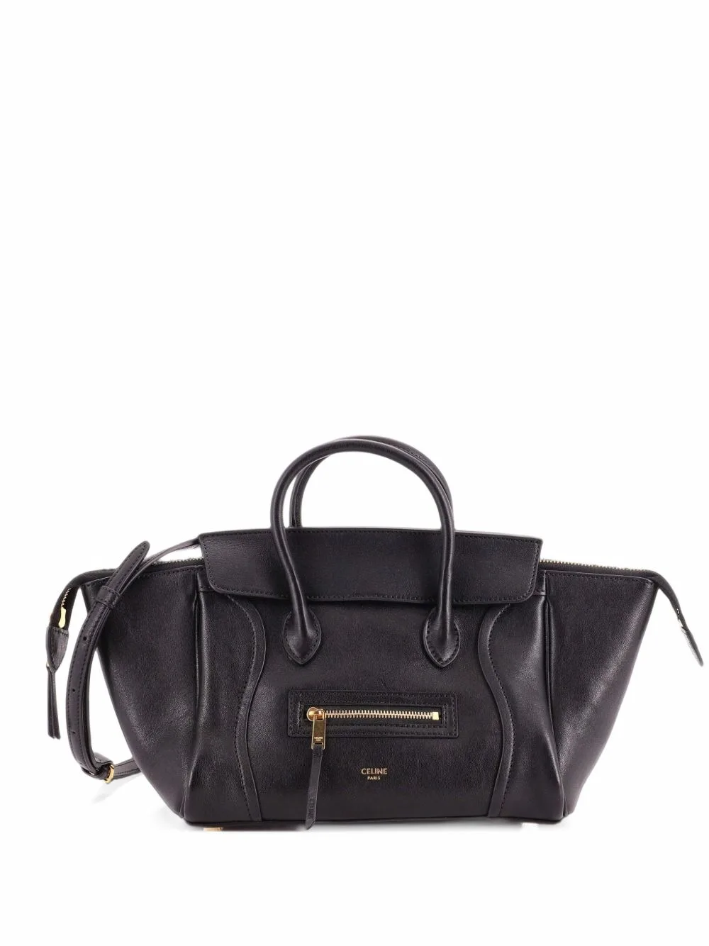 Luggage NM Bag Leather Little Crossbody Bag by Celine Pre-Owned