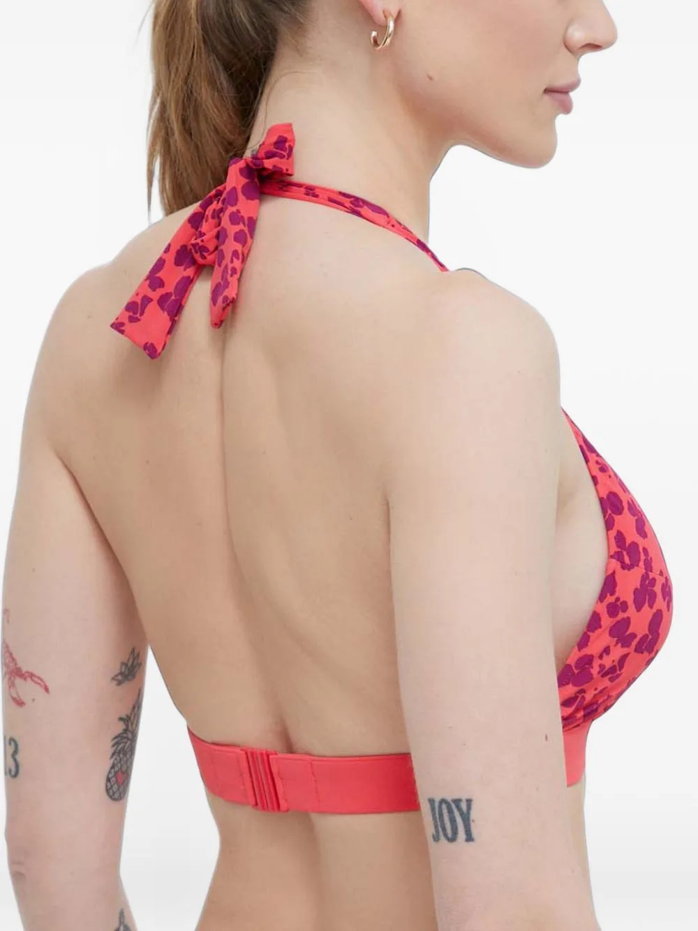 Floral-Print Halterneck Bikini Top by Chantelle