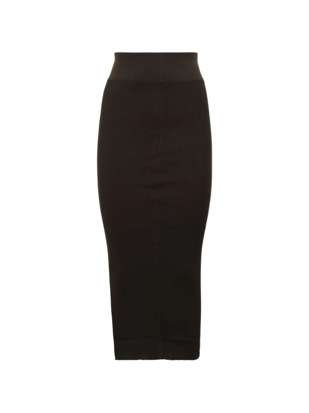 Temple Ribbed-Knit Skirt by Rick Owens
