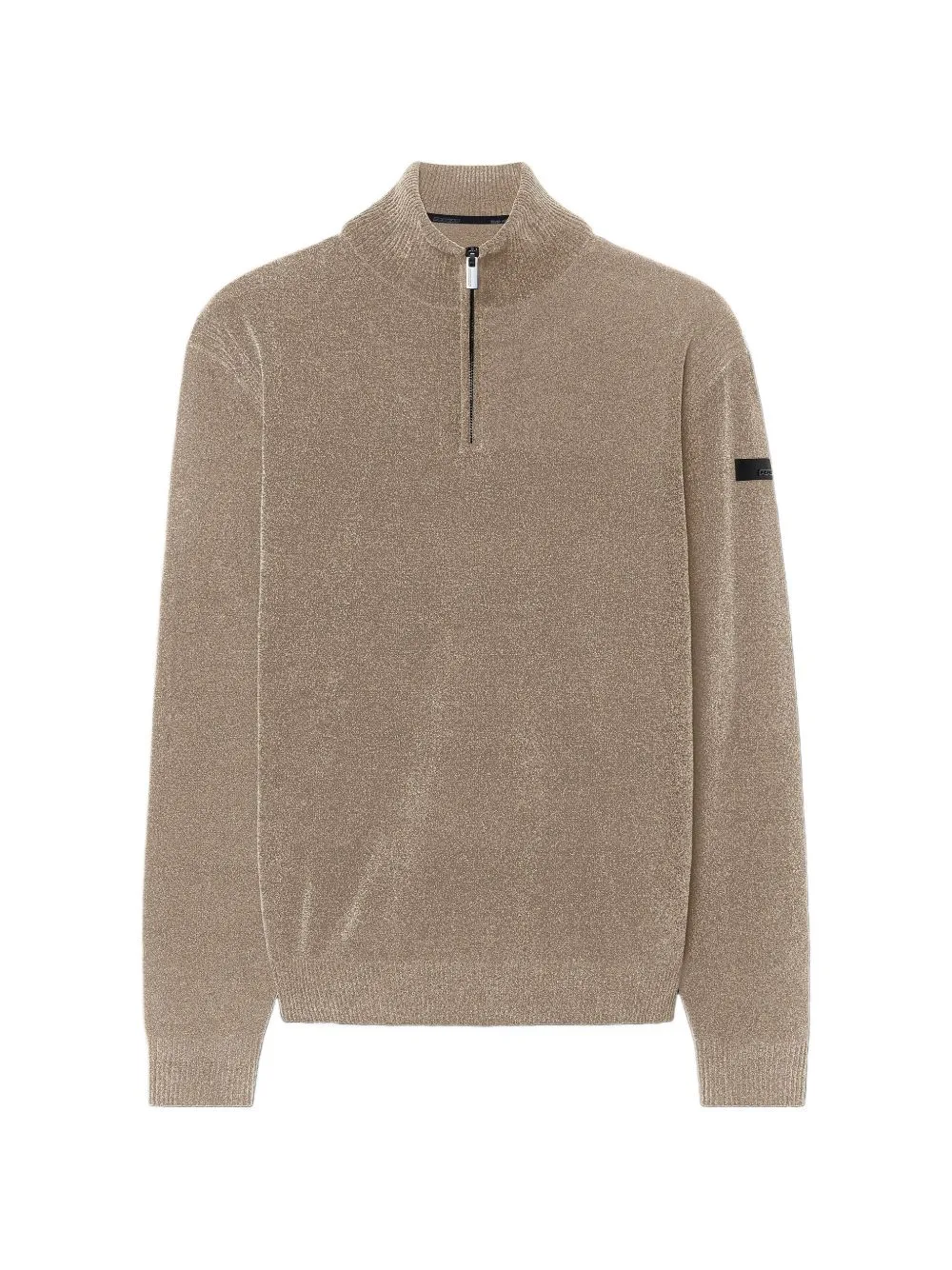 Velvet Quarter-Zip Knitted Sweater by RRD