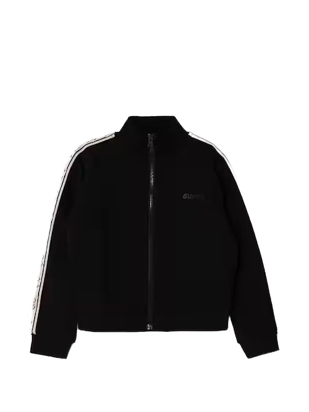 Logo-Tape Zip-Up Sweatshirt by guess kids