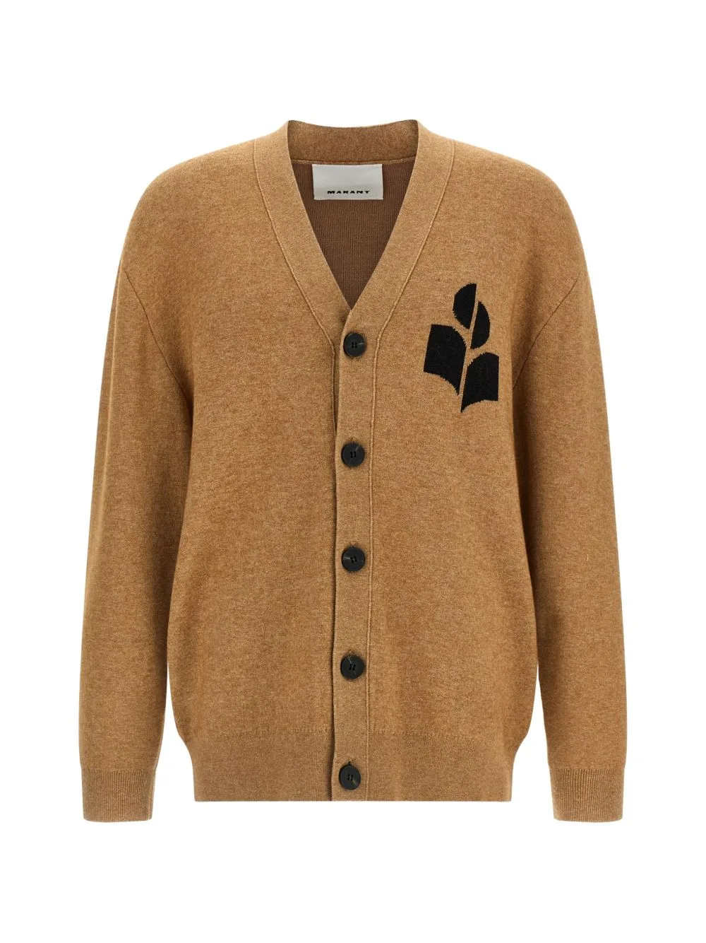 Curtis Logo-Embroidered V-Neck Cardigan by MARANT