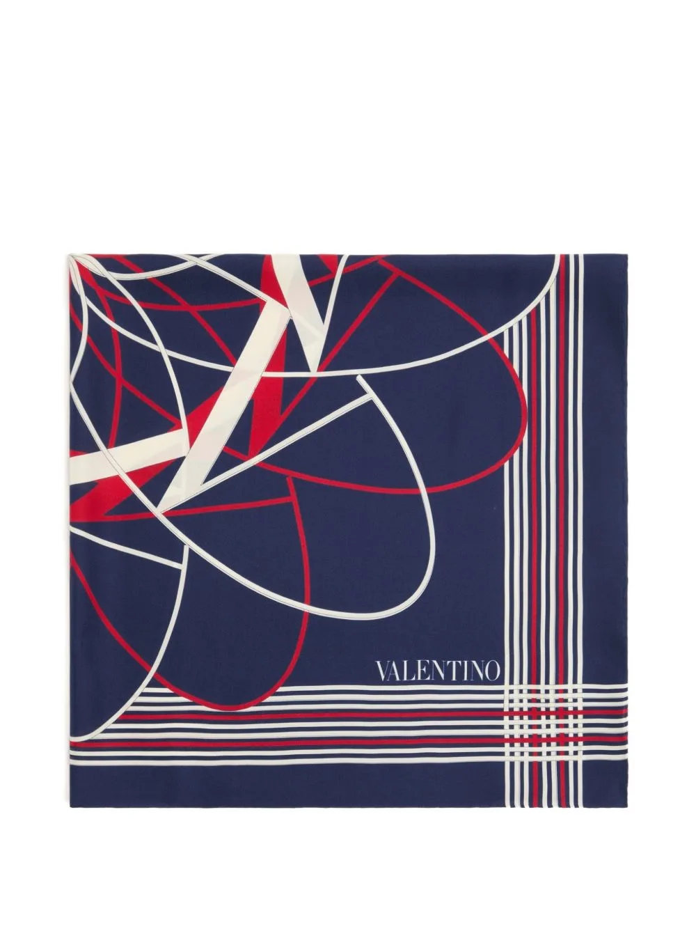 Le Fou De L'archive Silk Scarf From the Valentino Archive by Valentino Garavani