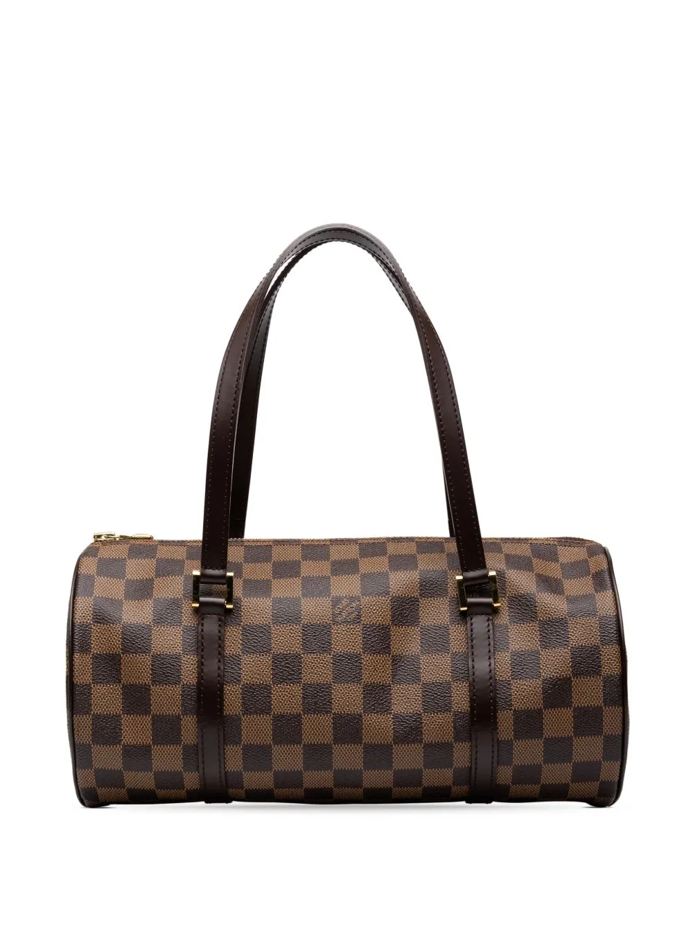 2004 Damier Ebene Papillon 30 Handbag by Louis Vuitton Pre-Owned