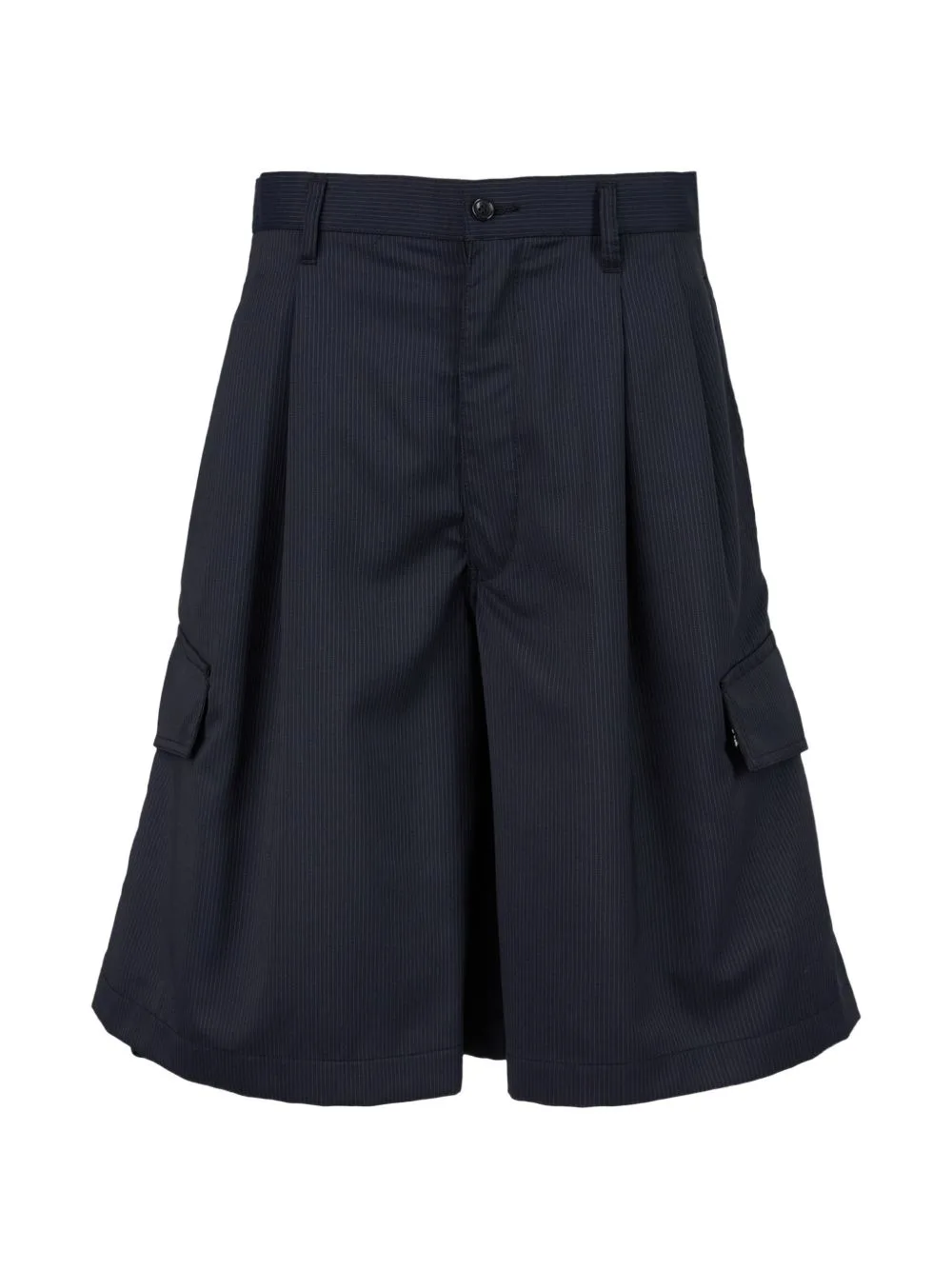 Pinstripe-Pattern Cargo Shorts by Comme Des Garçons Shirt
