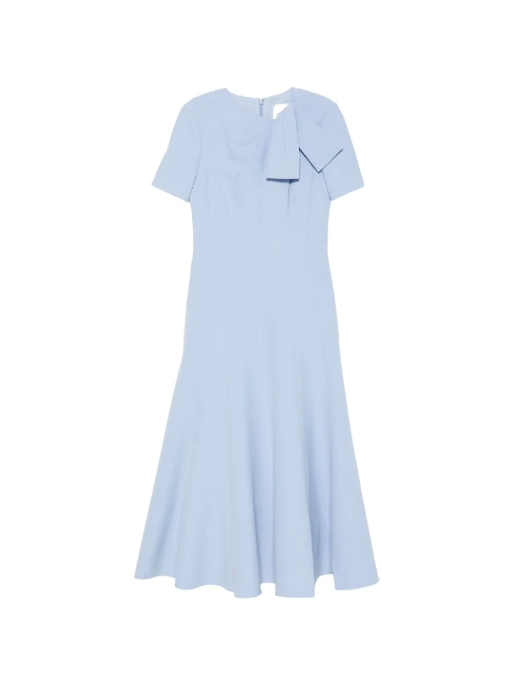 Bow-Detail A-Line Midi Dress by Roland Mouret