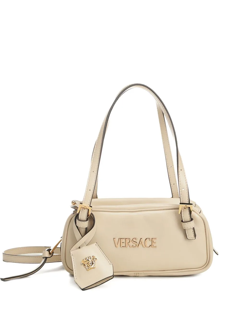 Logo-Plaque Tote Bag by Versace