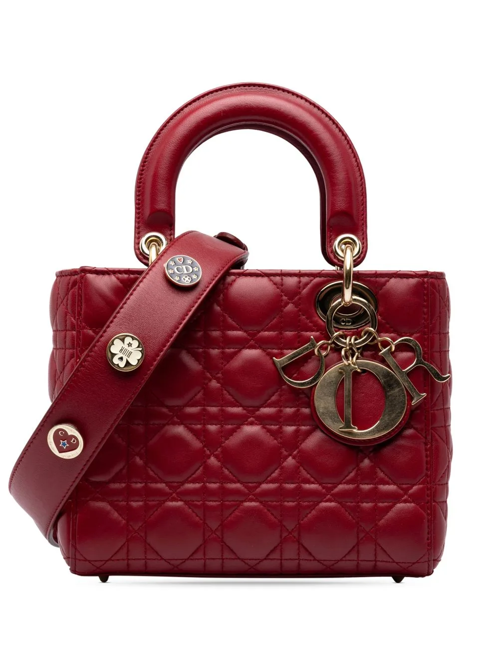 2018 Small Lambskin Cannage MyABCDior Lady Dior Satchel