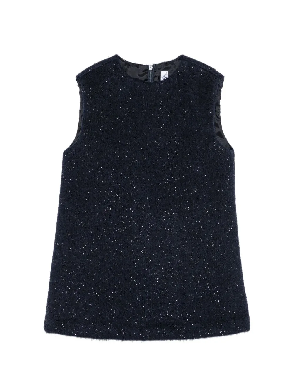 Glitter-Effect Sleeveless Dress by Il Gufo