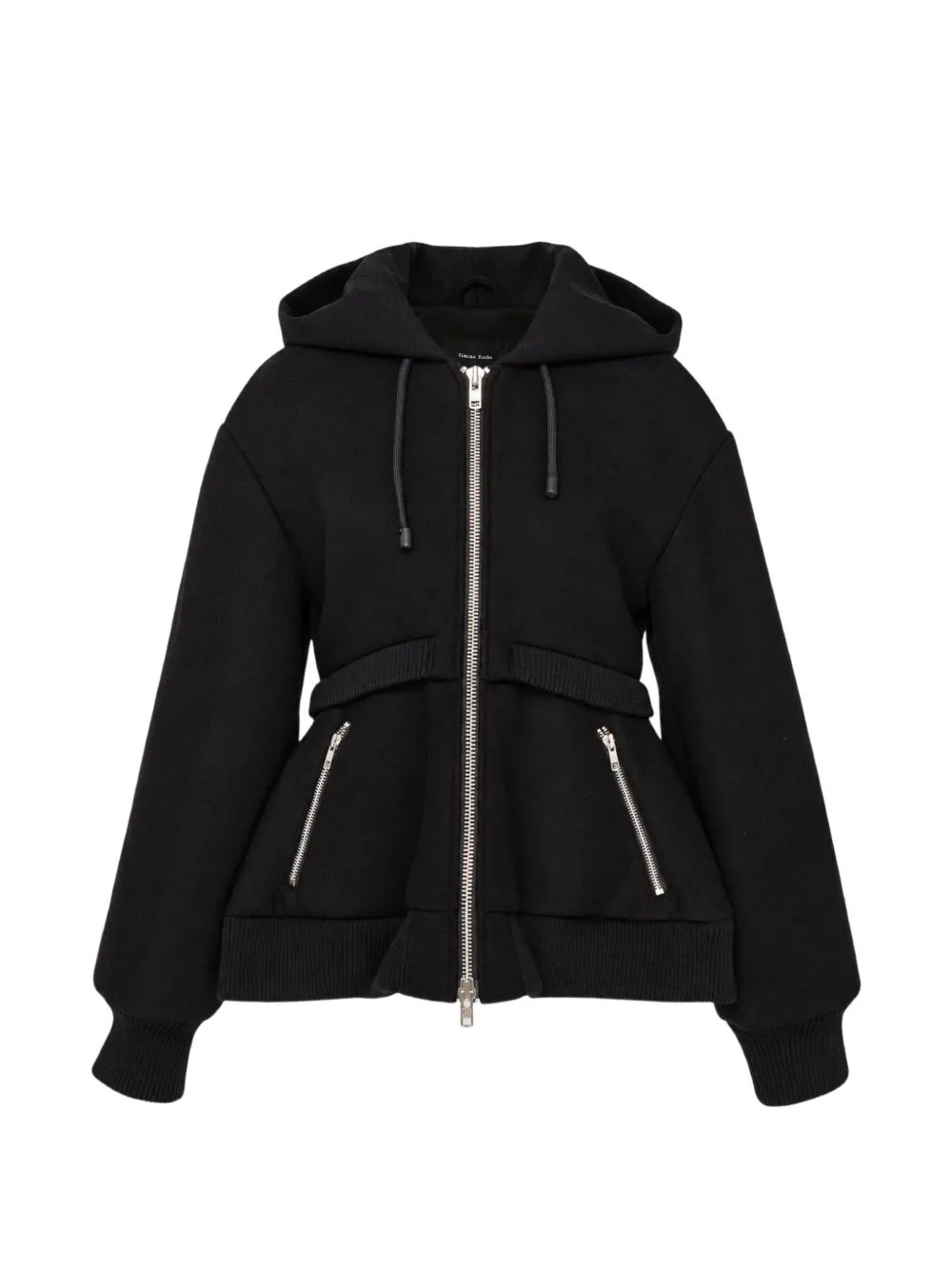 Sculpted Double-Hem Hoodie by Simone Rocha