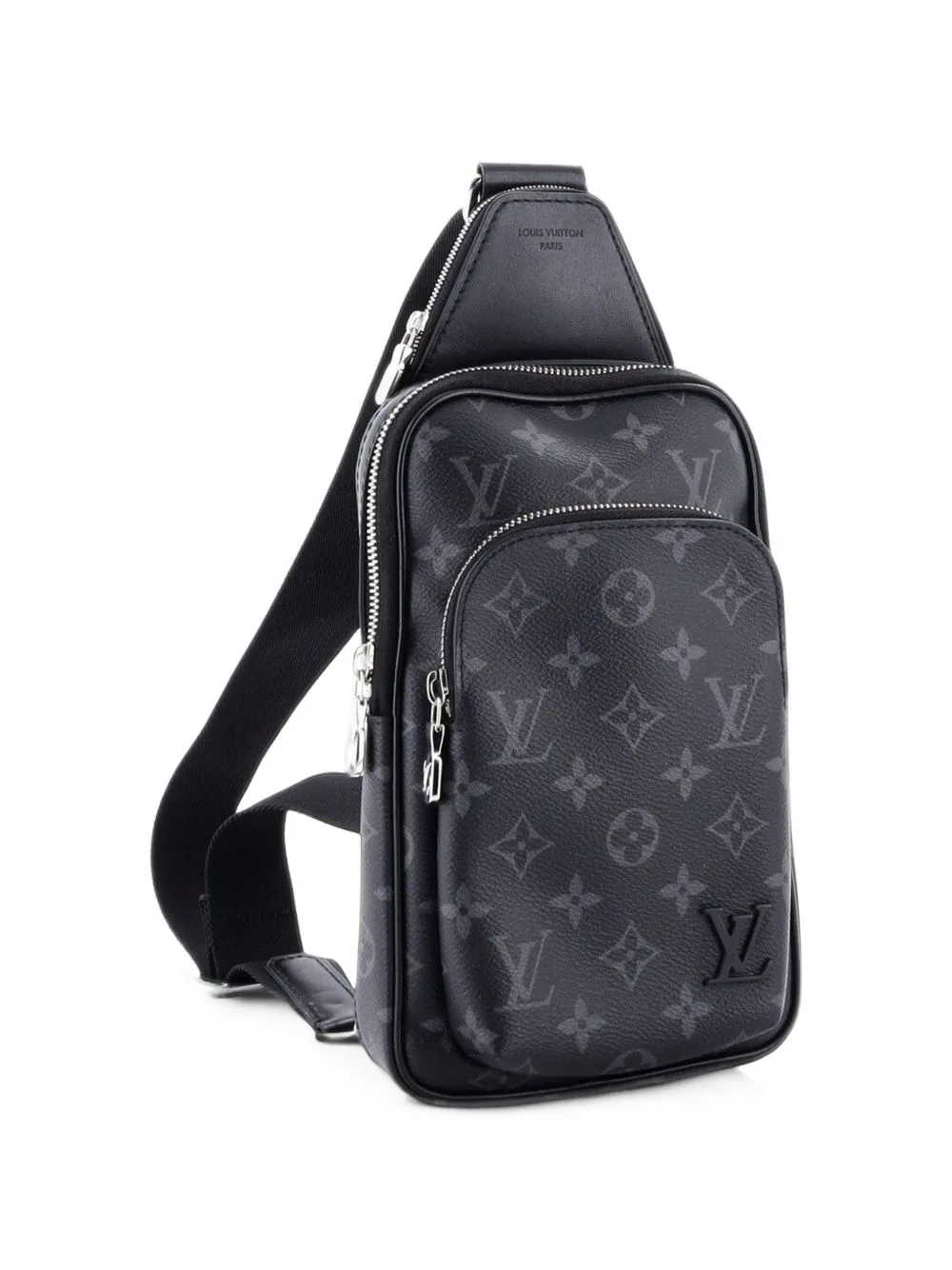 Avenue Sling Bag NM Monogram Eclipse Canvas Crossbody Bag by Louis Vuitton Pre-Owned