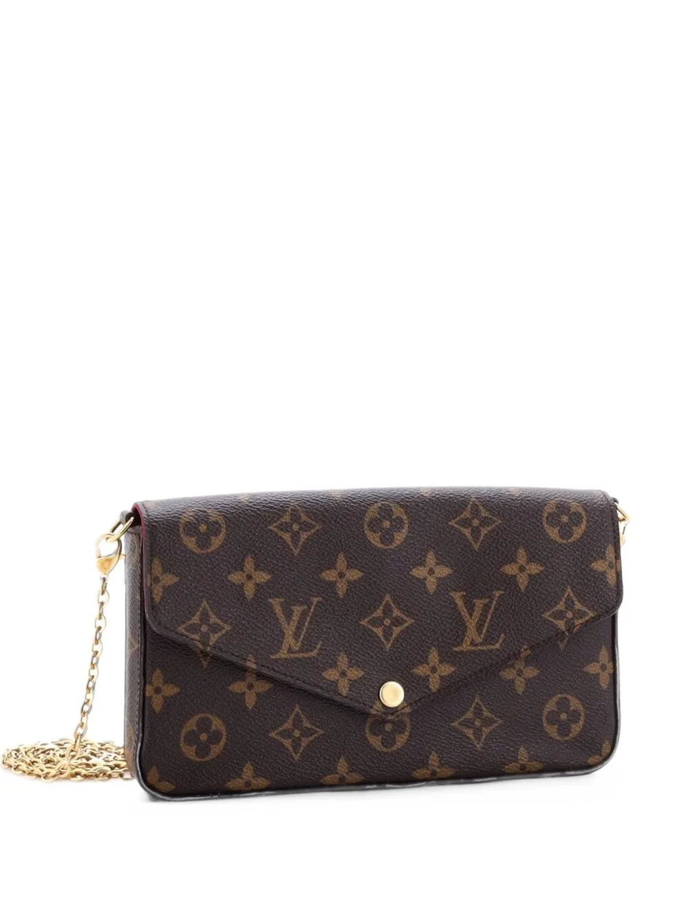Felicie Pochette Monogram Canvas Crossbody Bag by Louis Vuitton Pre-Owned