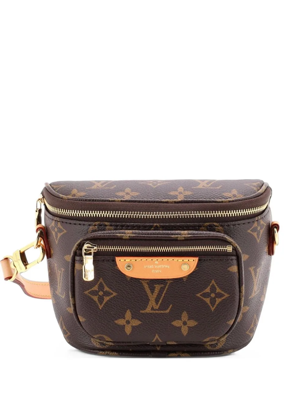 Bum Bag Monogram Canvas Mini Belt Bag by Louis Vuitton Pre-Owned