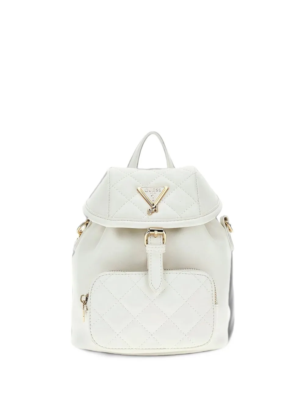 Quilted Buckle-Fastening Backpack by guess kids