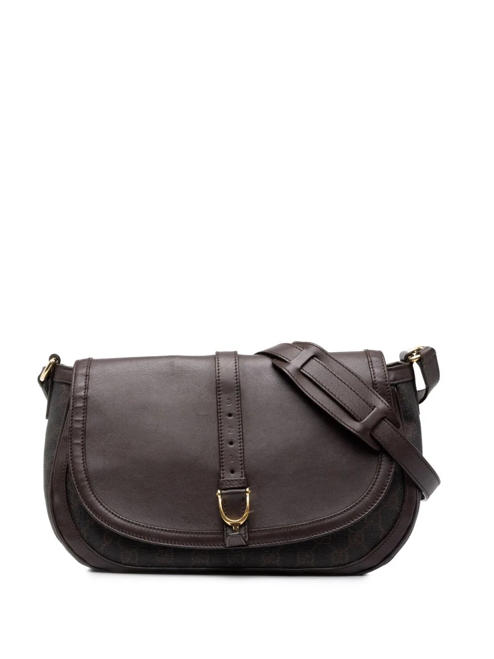 2000-2015 GG Supreme Stirrup Crossbody Bag by Gucci Pre-Owned