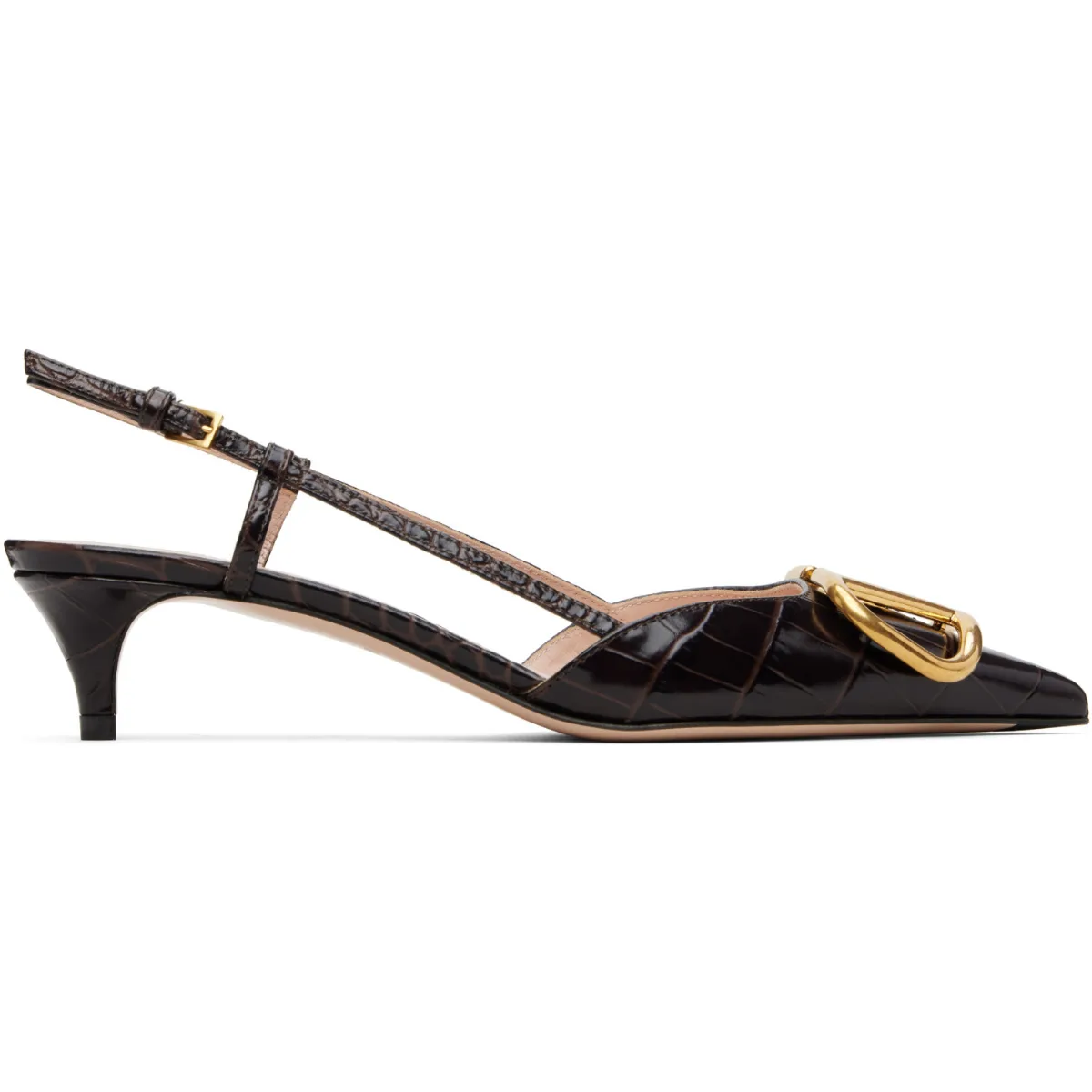 VLogo Signature Slingback Heels by Valentino Garavani