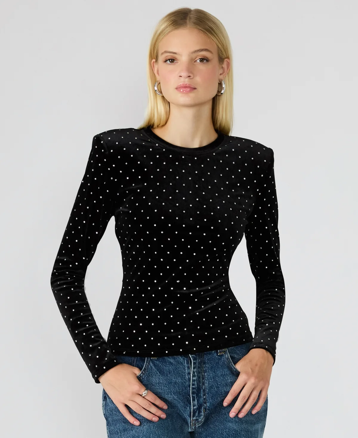 Maddilyn Embellished Top by Steve Madden