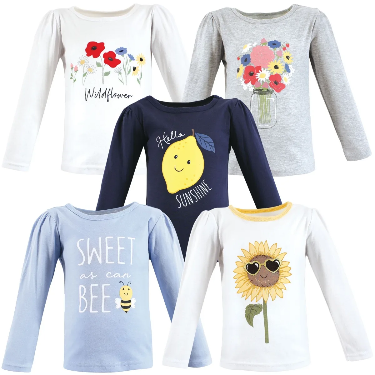 Hudson Long Sleeve T-Shirts Fall Botanical by Hudson Baby