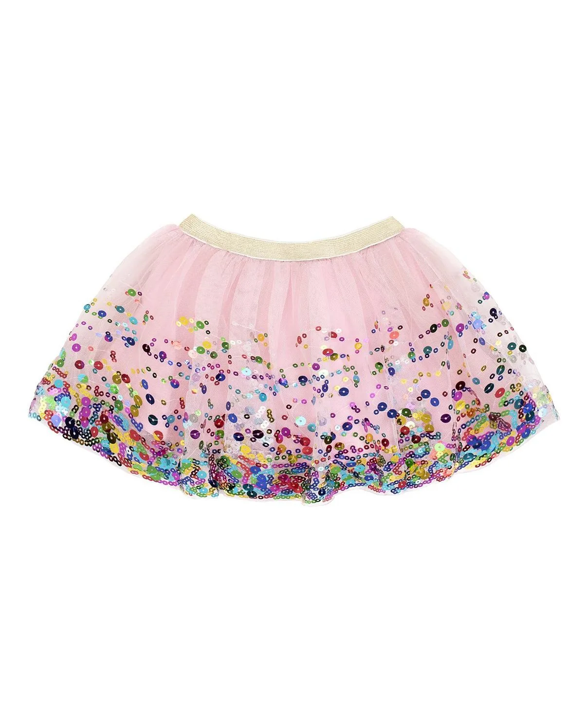 Baby Pink Confetti Tutu Skirt by Sweet Wink