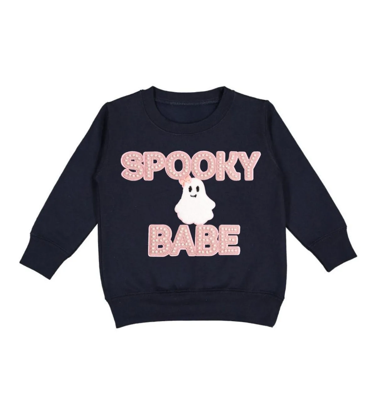 Spooky Babe Patch Halloween Sweatshirt by Sweet Wink
