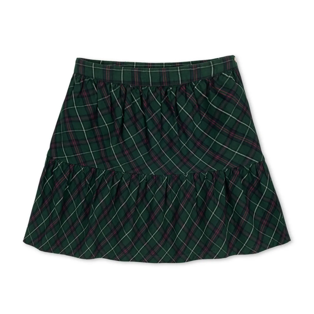 Organic Pull-On Flounce Party Skirt by Hope & Henry