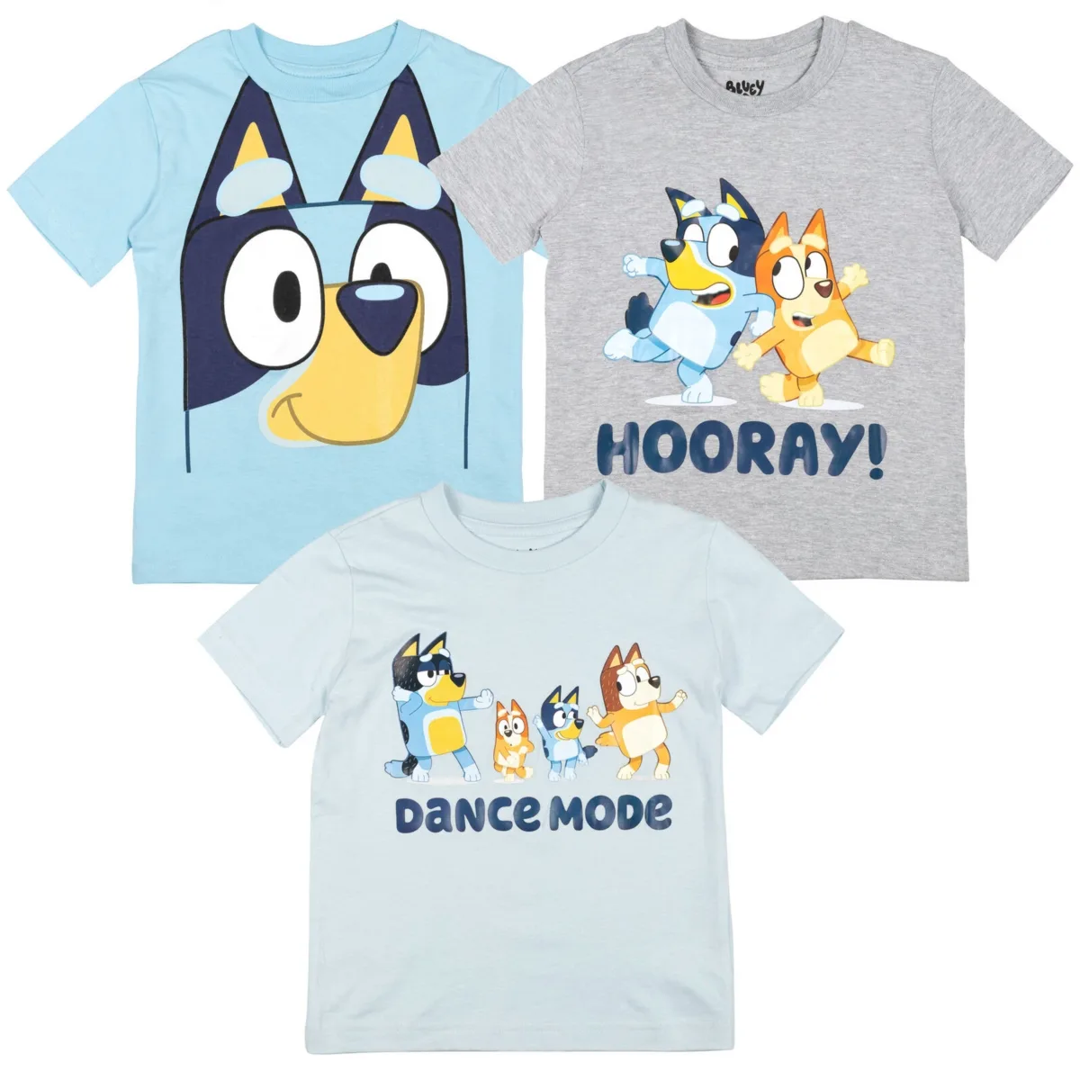 3 Pack T-Shirts by Bluey