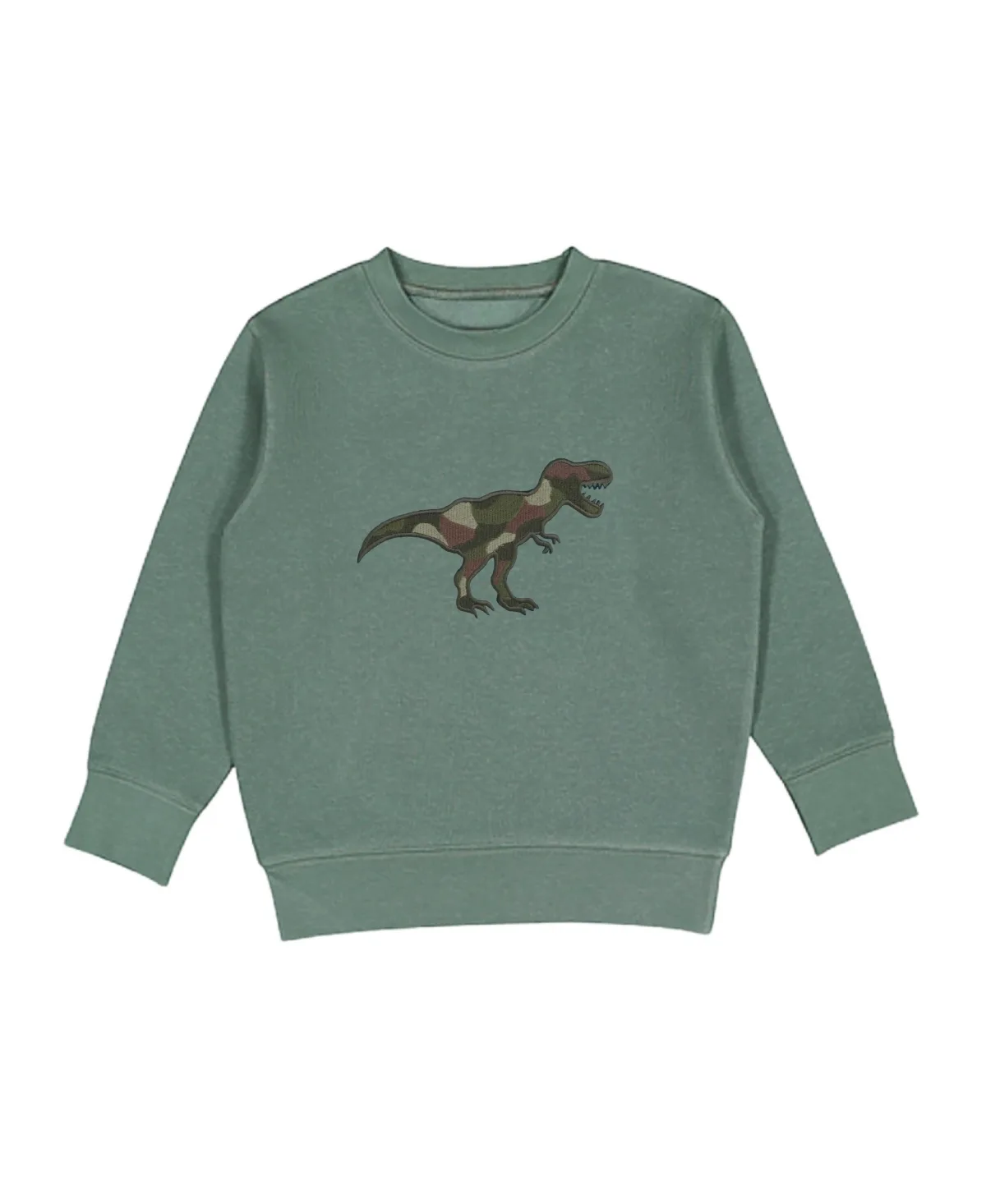 Camo Dino Patch Sweatshirt by Sweet Wink