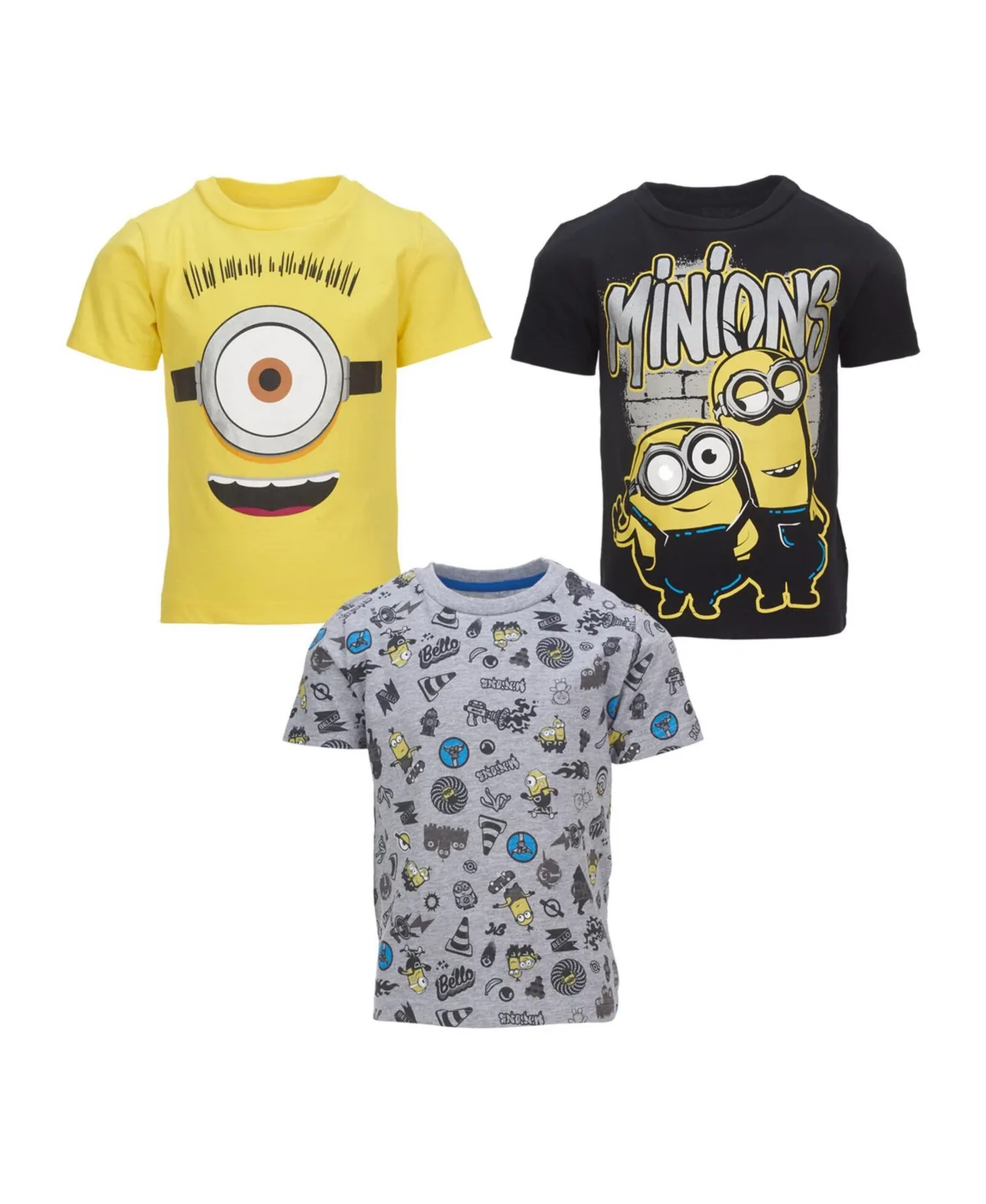 Despicable Me Minions 3 Pack Graphic T-Shirts by Minions