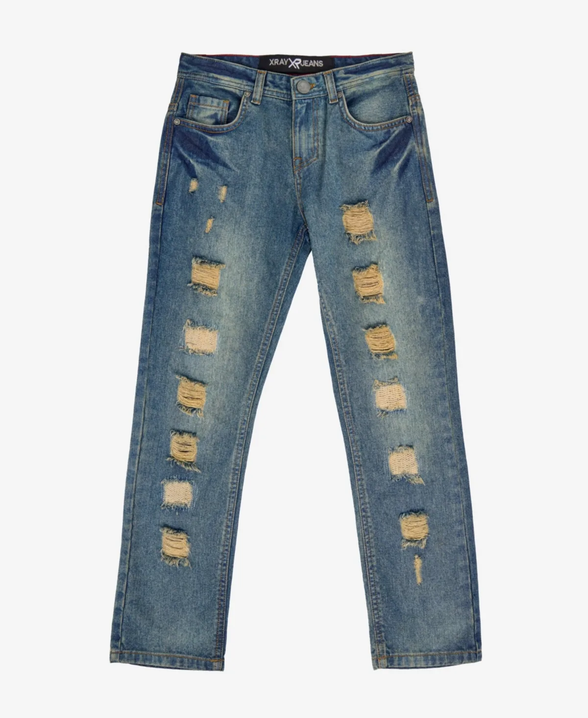 Heavy Rips Repaired Jeans by Xray