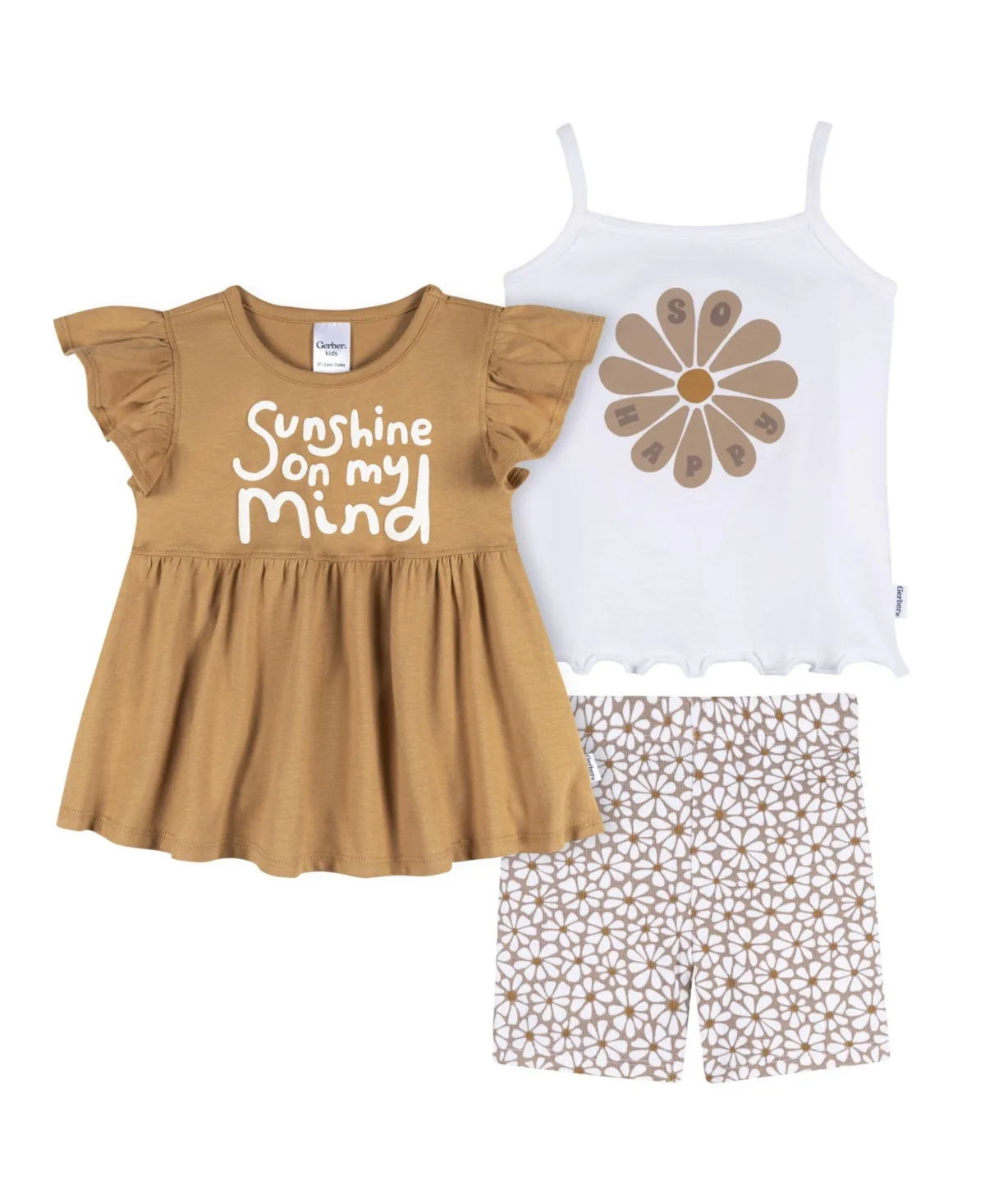 3-Piece T-Shirts and Shorts by Gerber