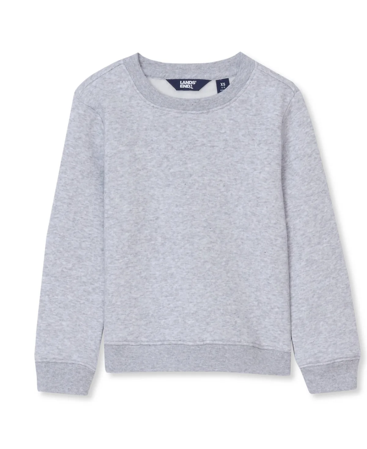 Basic Fleece Crewneck Sweatshirt by Lands' End