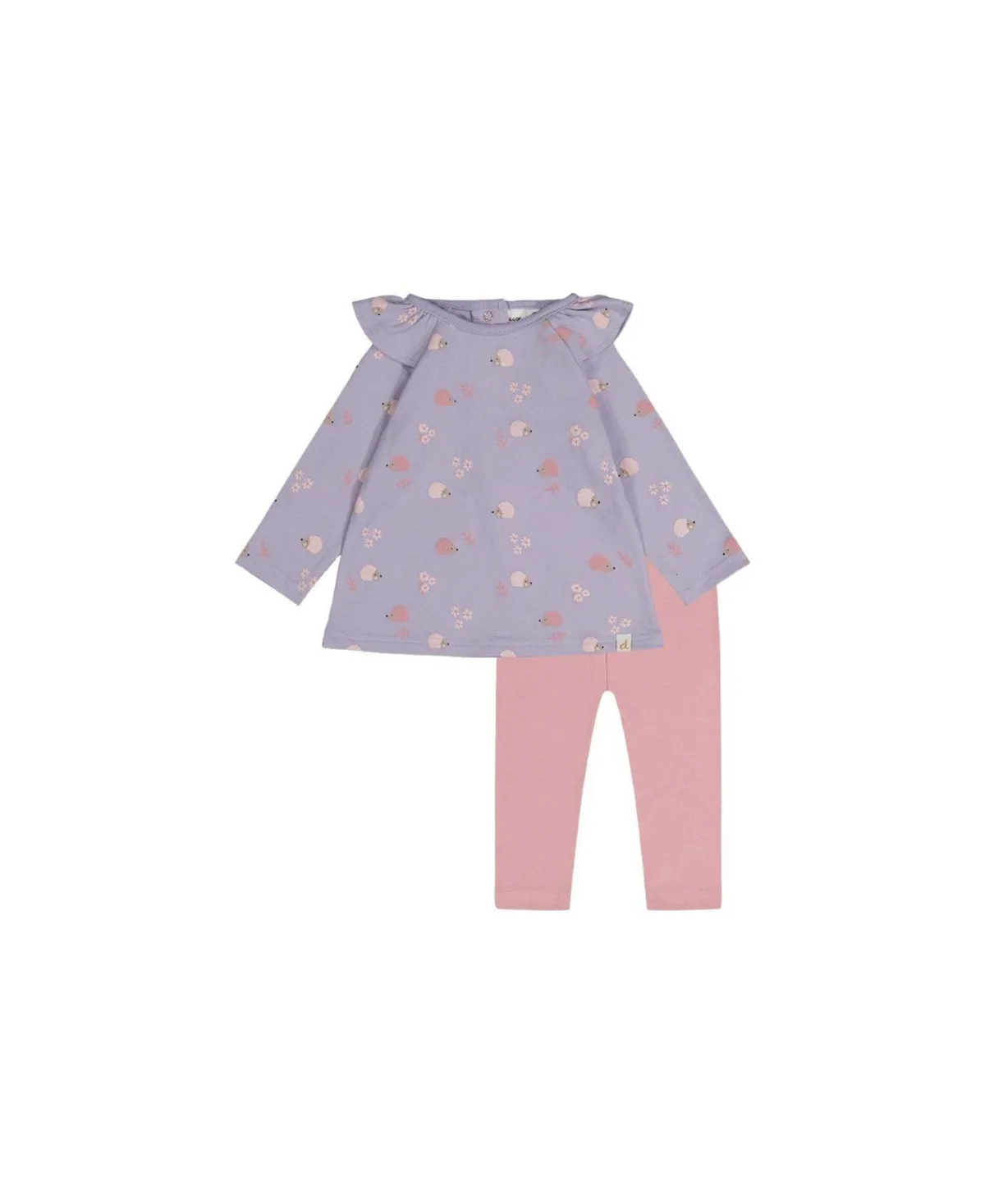 Cotton Tunic and Legging Set Hedgehog Print by Deux Par Deux