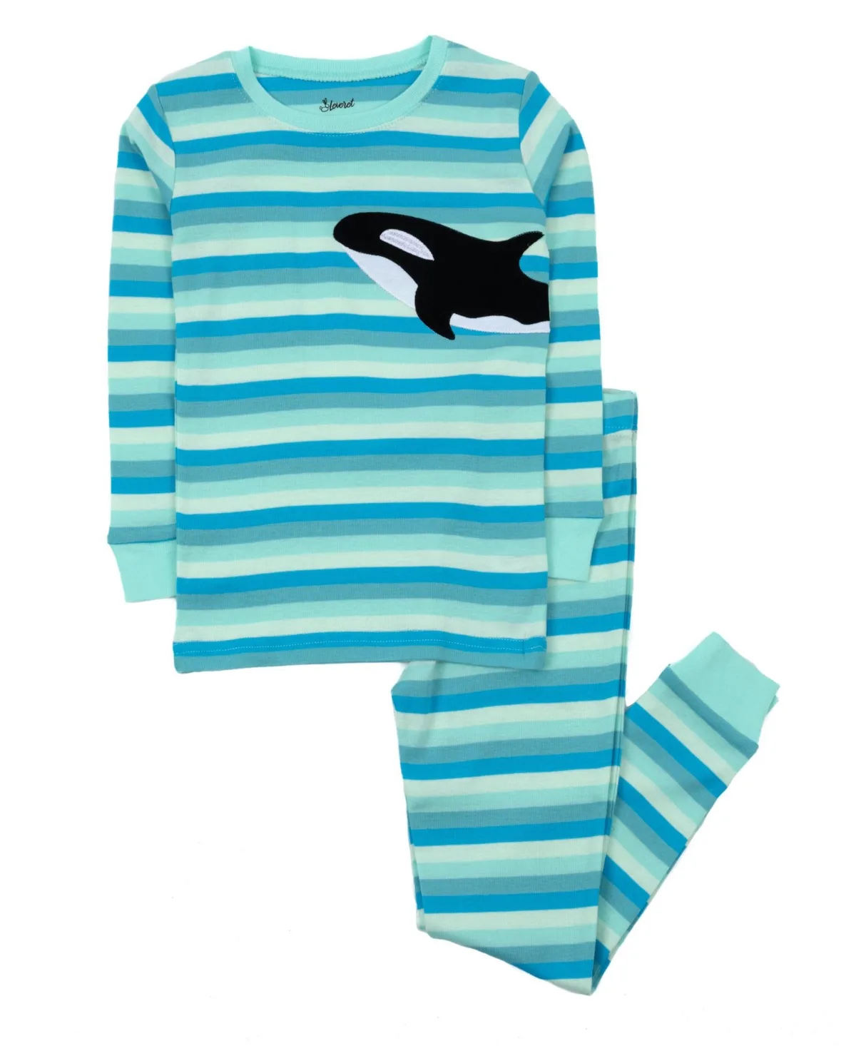 Matching Family Two Piece Cotton Long Sleeve Striped Pajamas by Leveret
