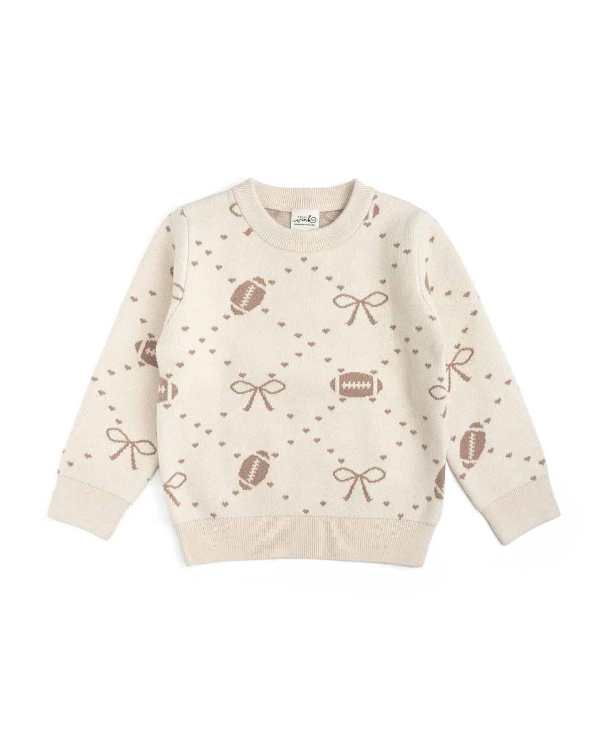 Football Trellis Sweater by Sweet Wink