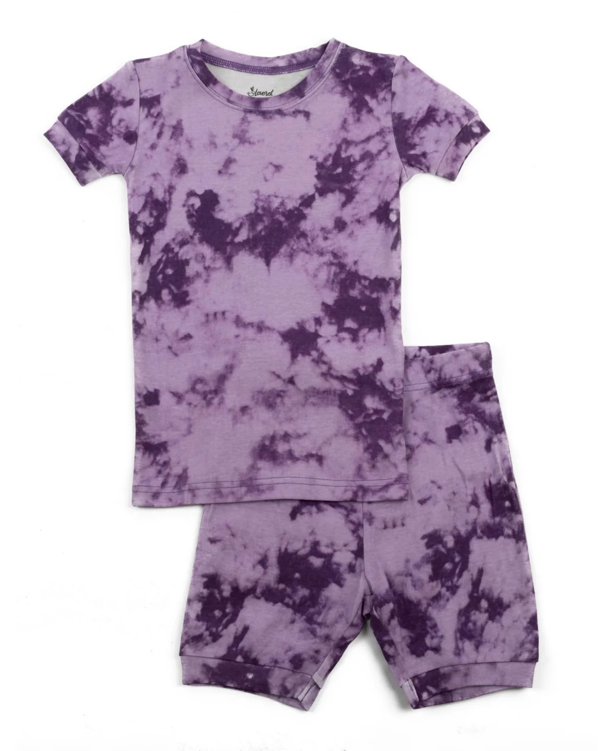 Tie-Dye Matching Family Short-Sleeve Top and Shorts, 2-Piece Set by Leveret