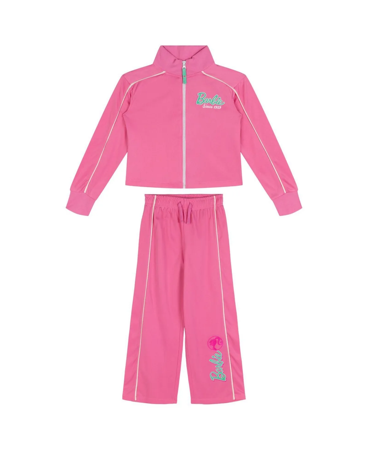 Athletic 2-Piece Jacket and Pants Tracksuit Set by Barbie